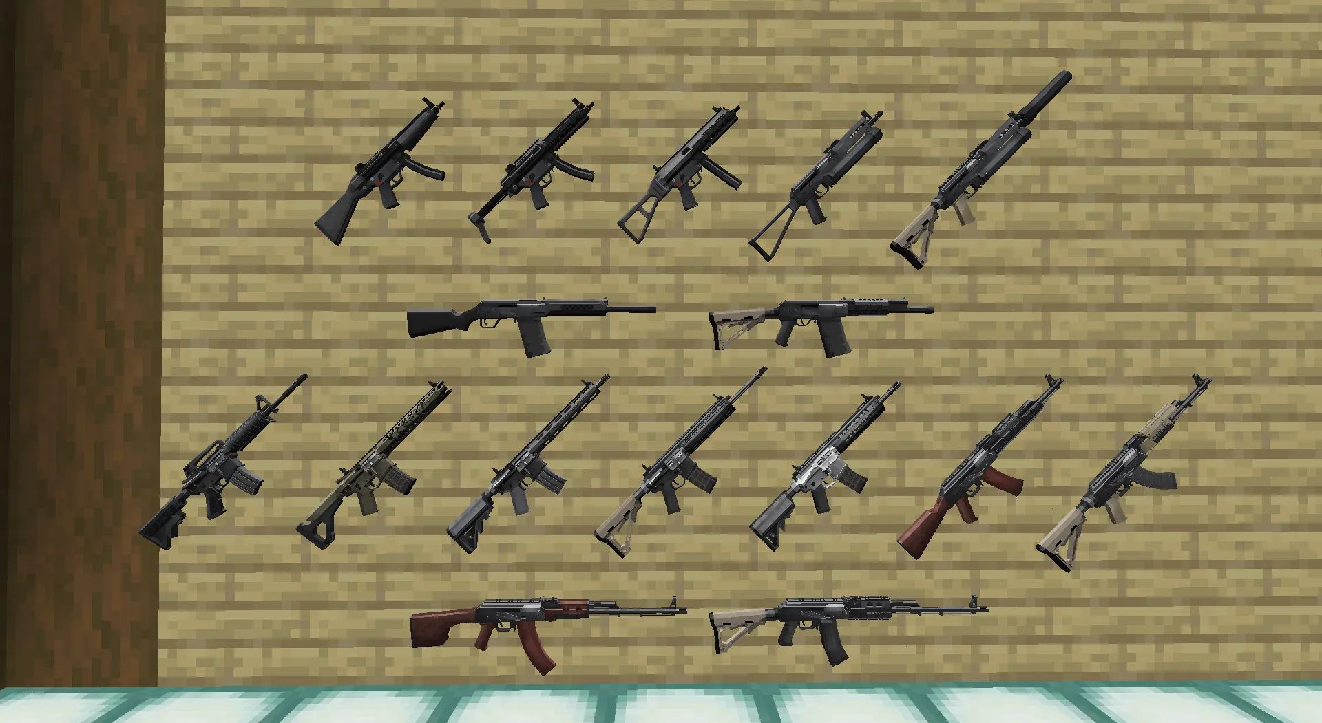 [TACZ]The Division gunpack, Кастомизации, Minecraft