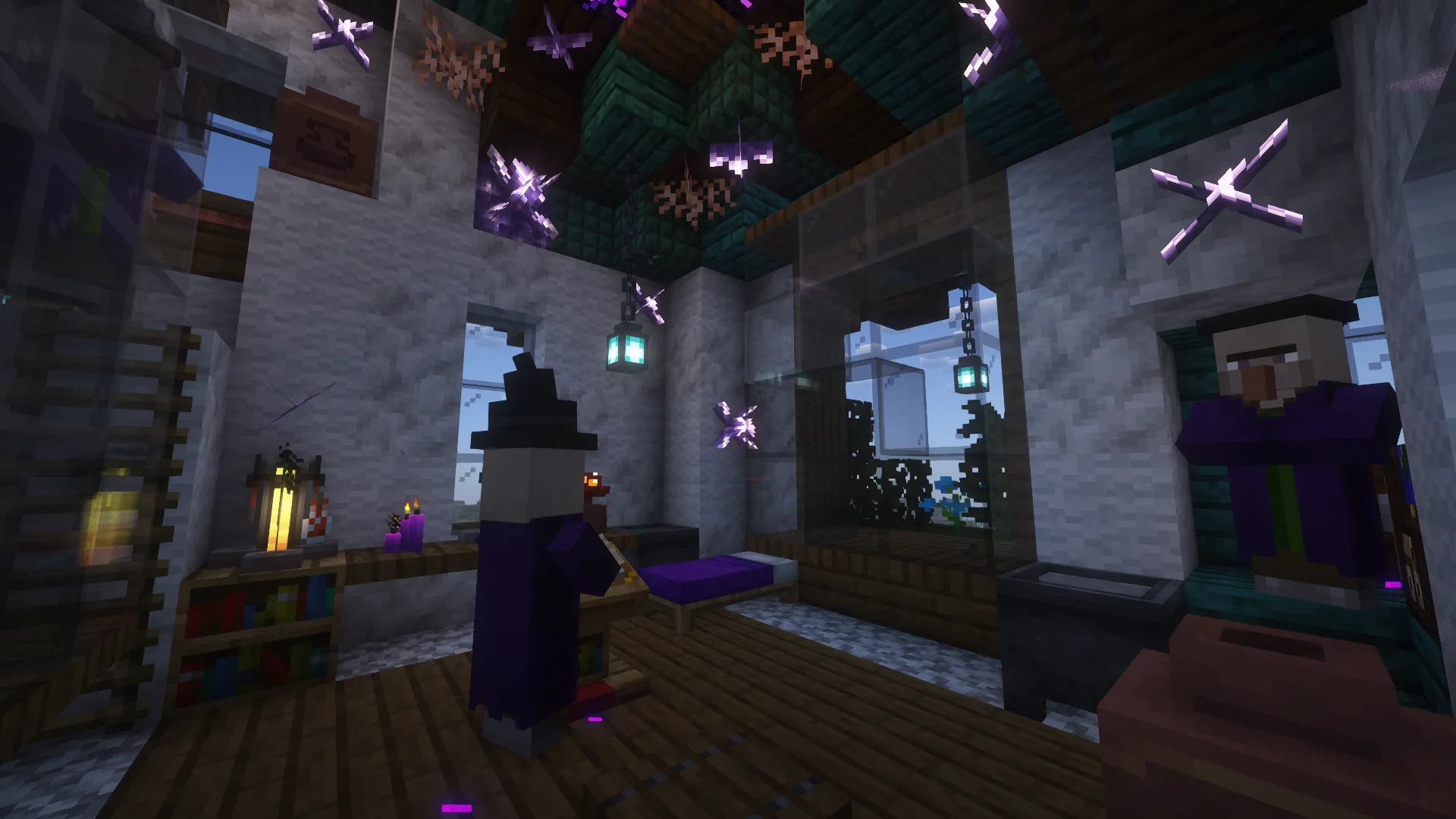 Witch Tower — скриншот 1 (Моды, Minecraft)