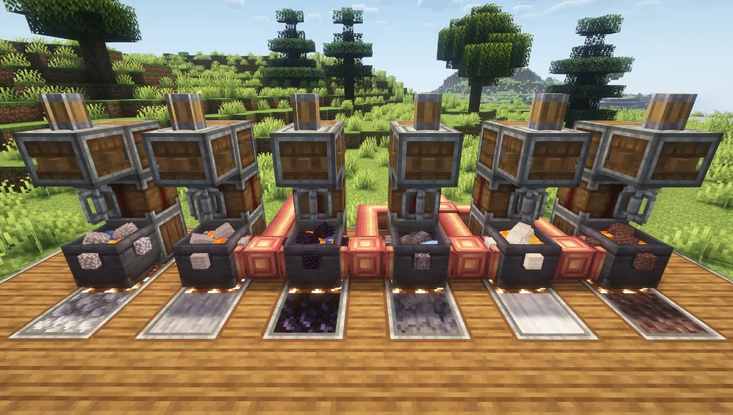Create: Easy Stone Generators — скриншот 1 (Моды, Minecraft)