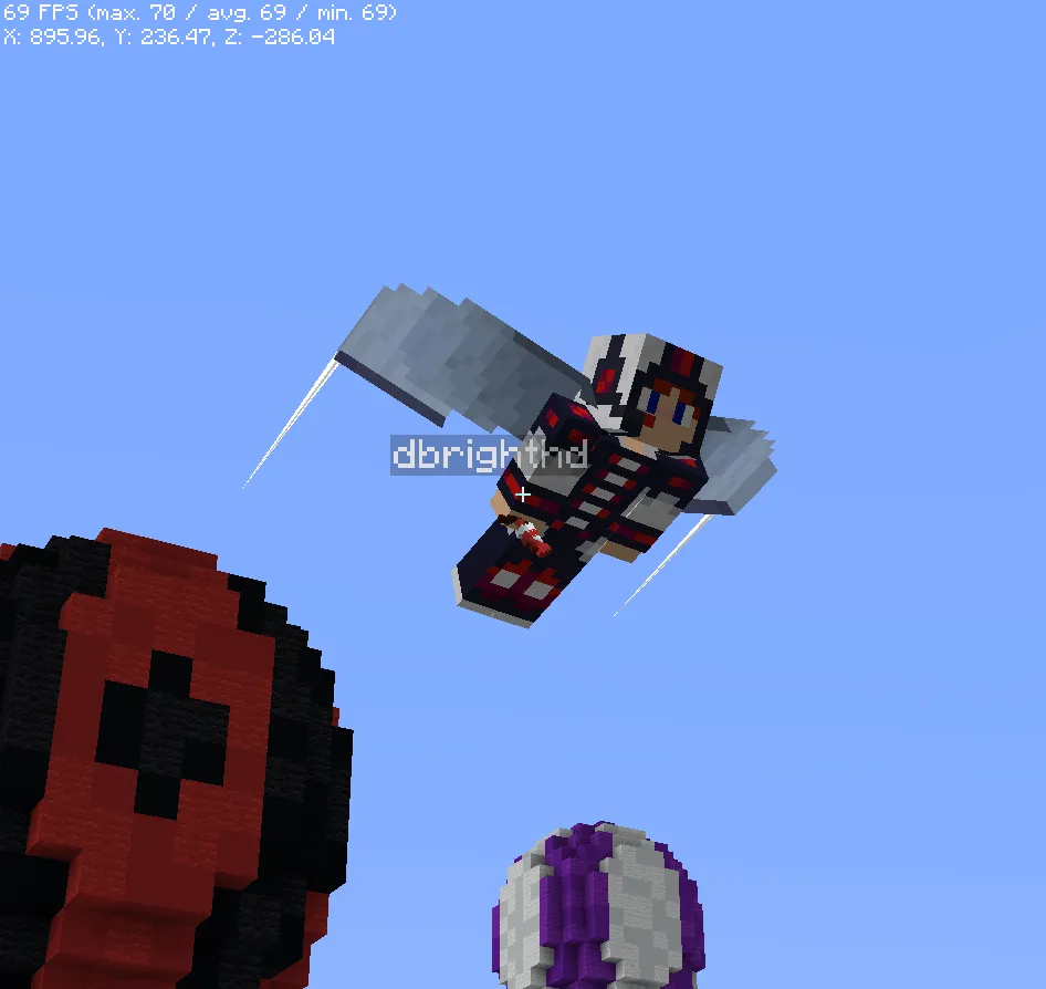 Elytra Contrails Legacy, Текстуры, Minecraft