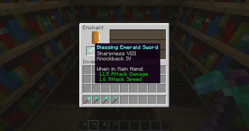 Blessing Emerald Tools, Моды, Minecraft