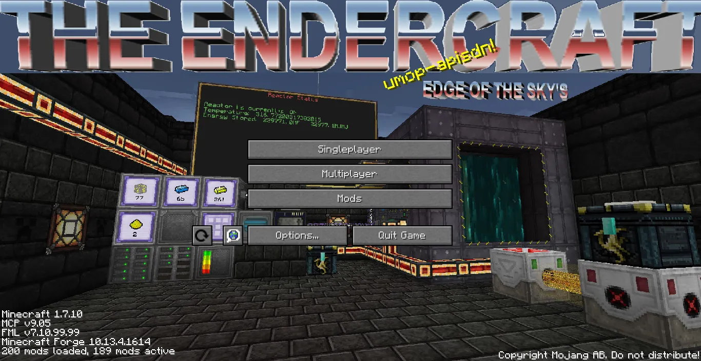 The ENDERCRAFT — скриншот 5 (Модпаки, Minecraft)