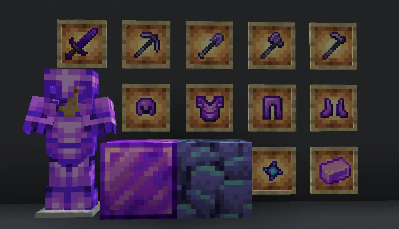 Netherite Iridium — скриншот 1 (Текстуры, Minecraft)