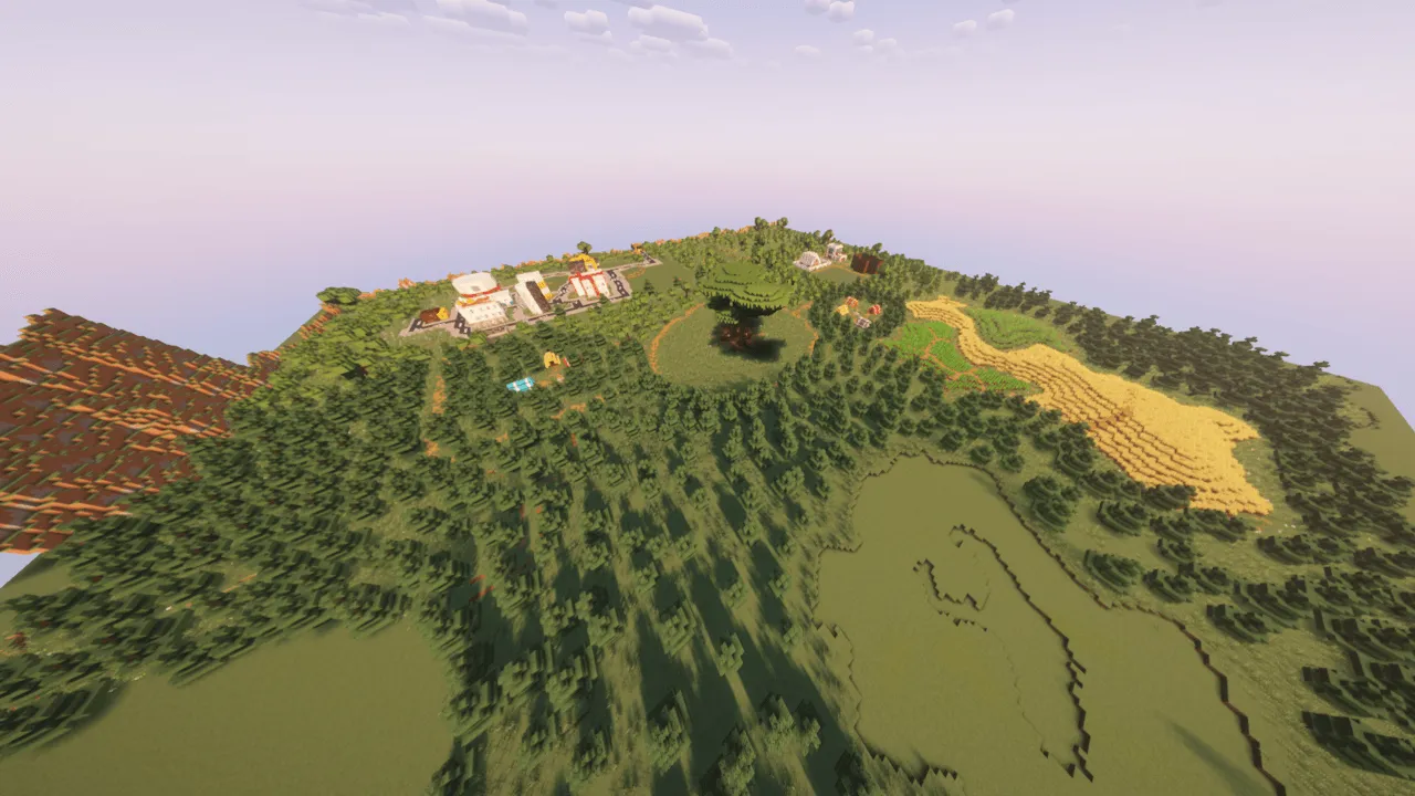 Hunger Games Map (unfinished) — скриншот 3 (Карты, Minecraft)