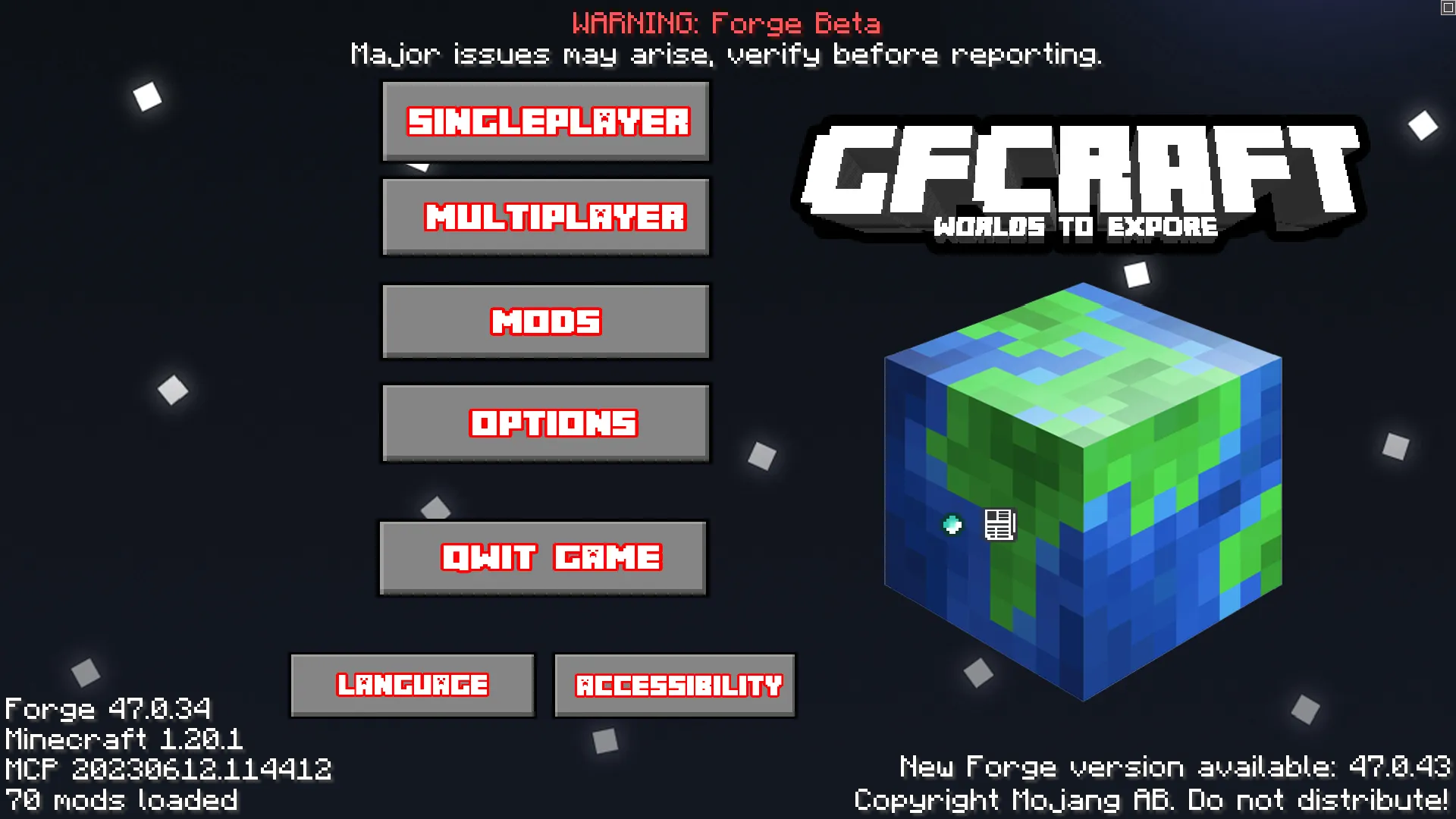 GFCRAFT:  Worlds To Explore — скриншот 1 (Модпаки, Minecraft)