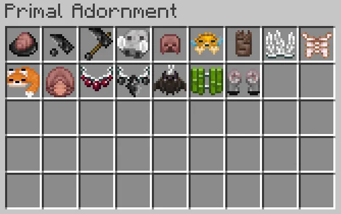 Primal adornment TFC, Моды, Minecraft