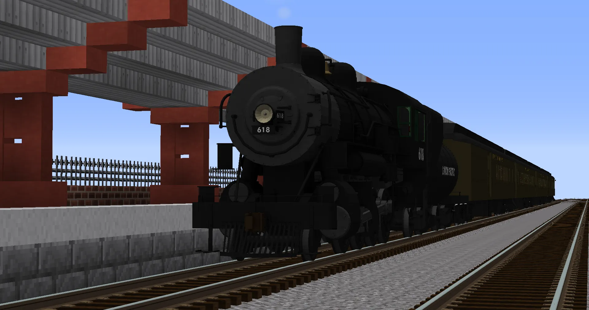Harry's American Locomotives: Western Rails — скриншот 1 (Текстуры, Minecraft)