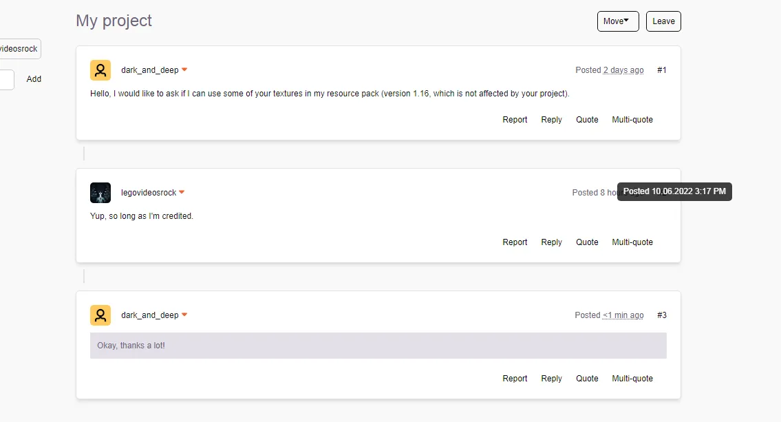 Obscure, Текстуры, Minecraft