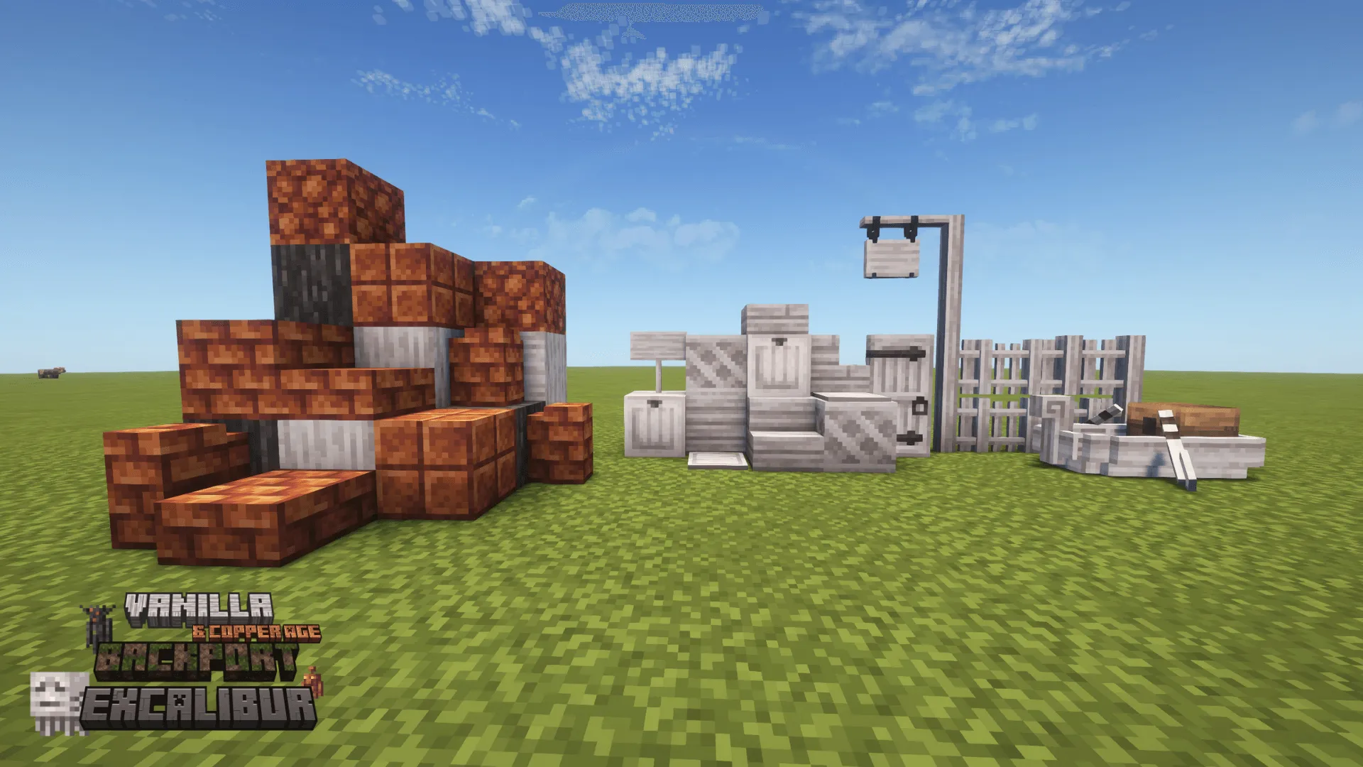 Excalibur | Vanilla/Copper Age Backport Support — скриншот 8 (Текстуры, Minecraft)