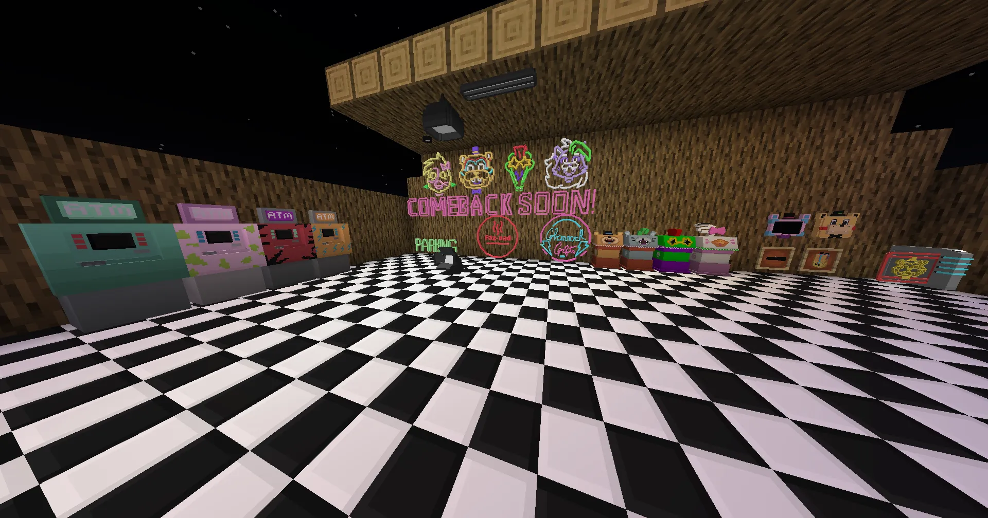 FNAF SB Plus, Моды, Minecraft