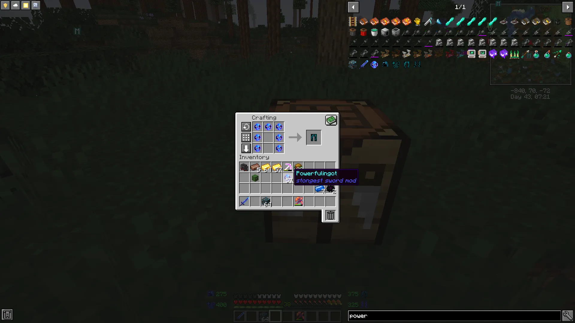 The Powerful Mod, Моды, Minecraft