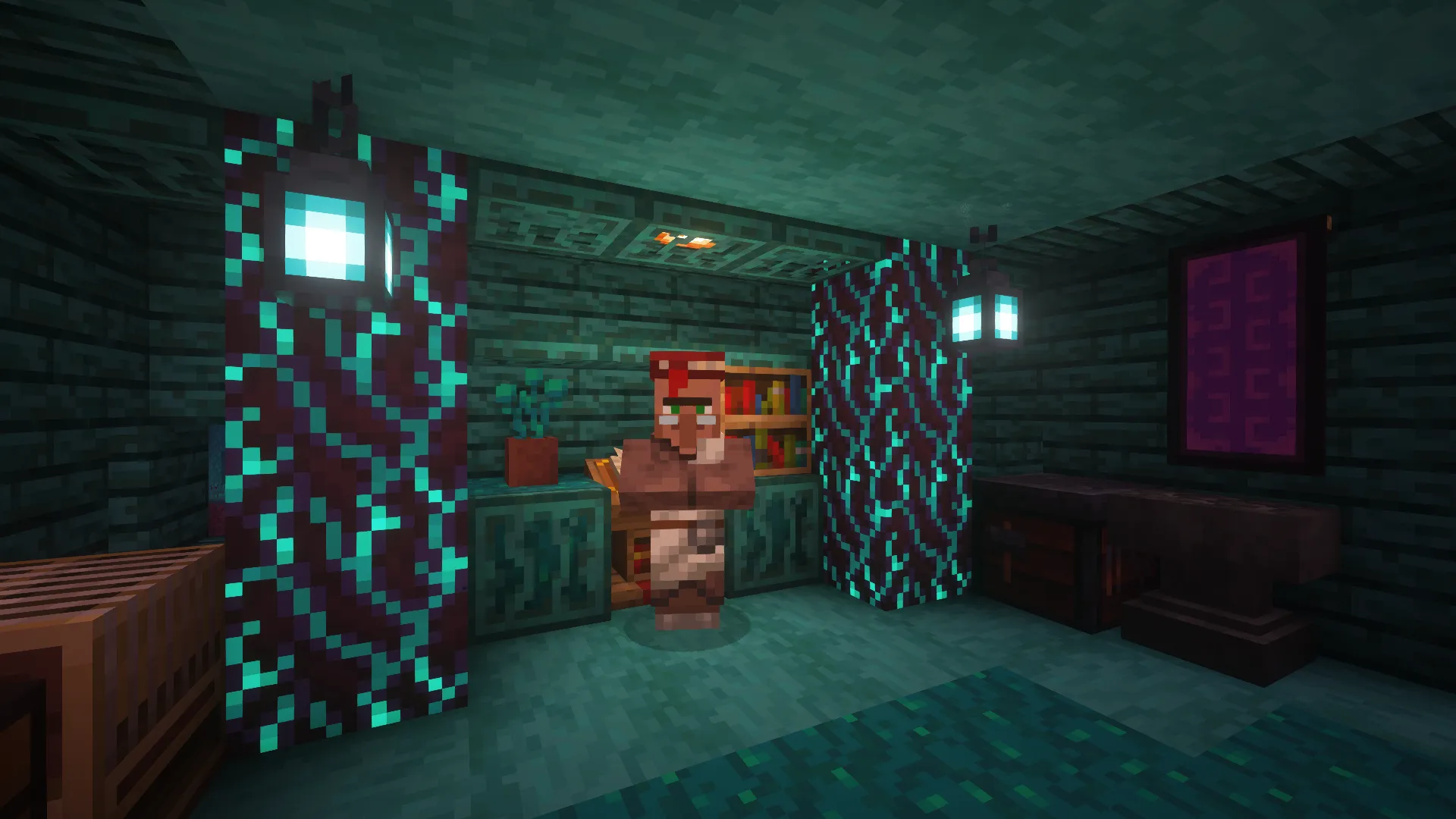 Warped Villager Outpost, Моды, Minecraft