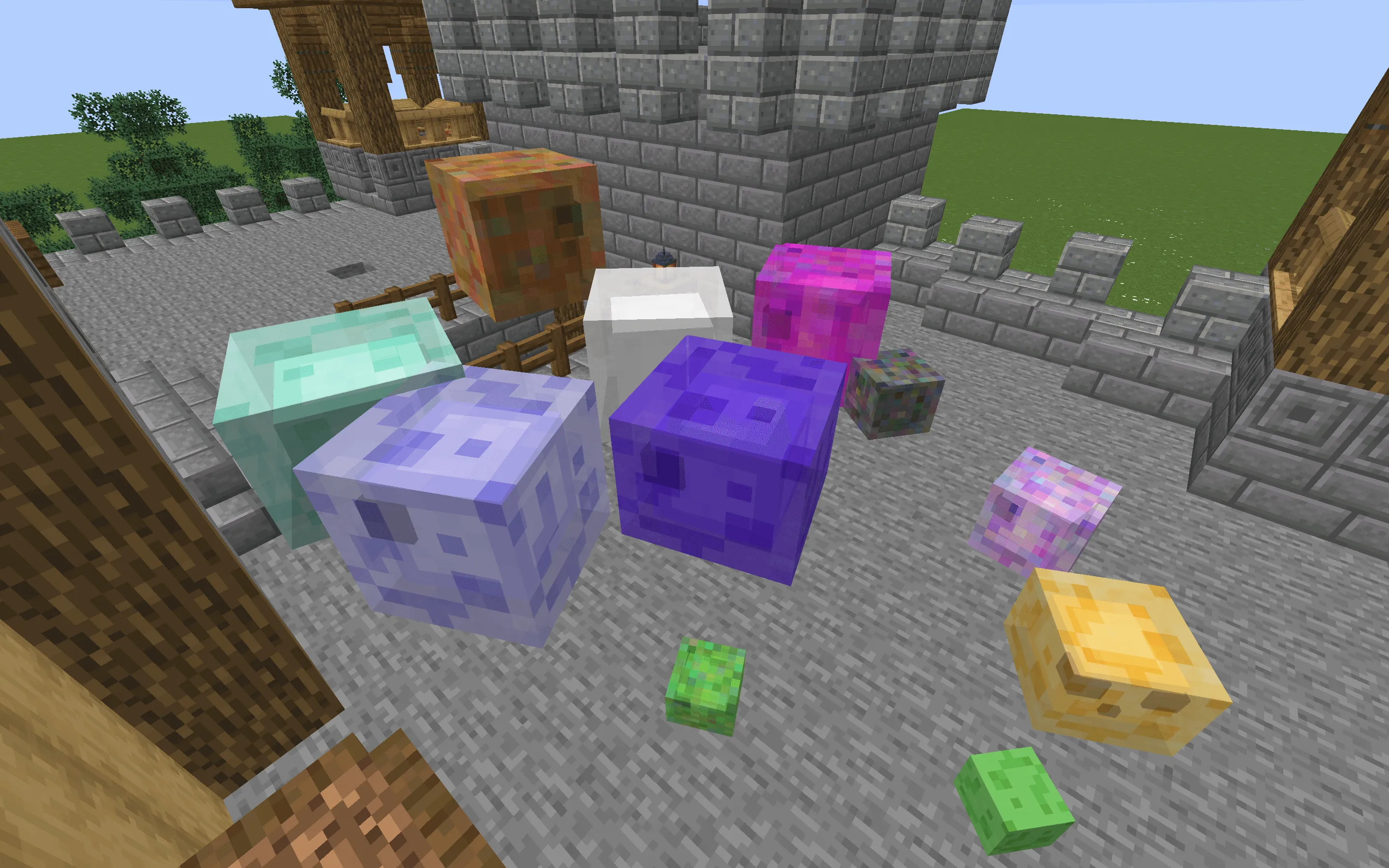 Slimes + (More Slimes Variants)  X Fresh Animations — скриншот 1 (Текстуры, Minecraft)