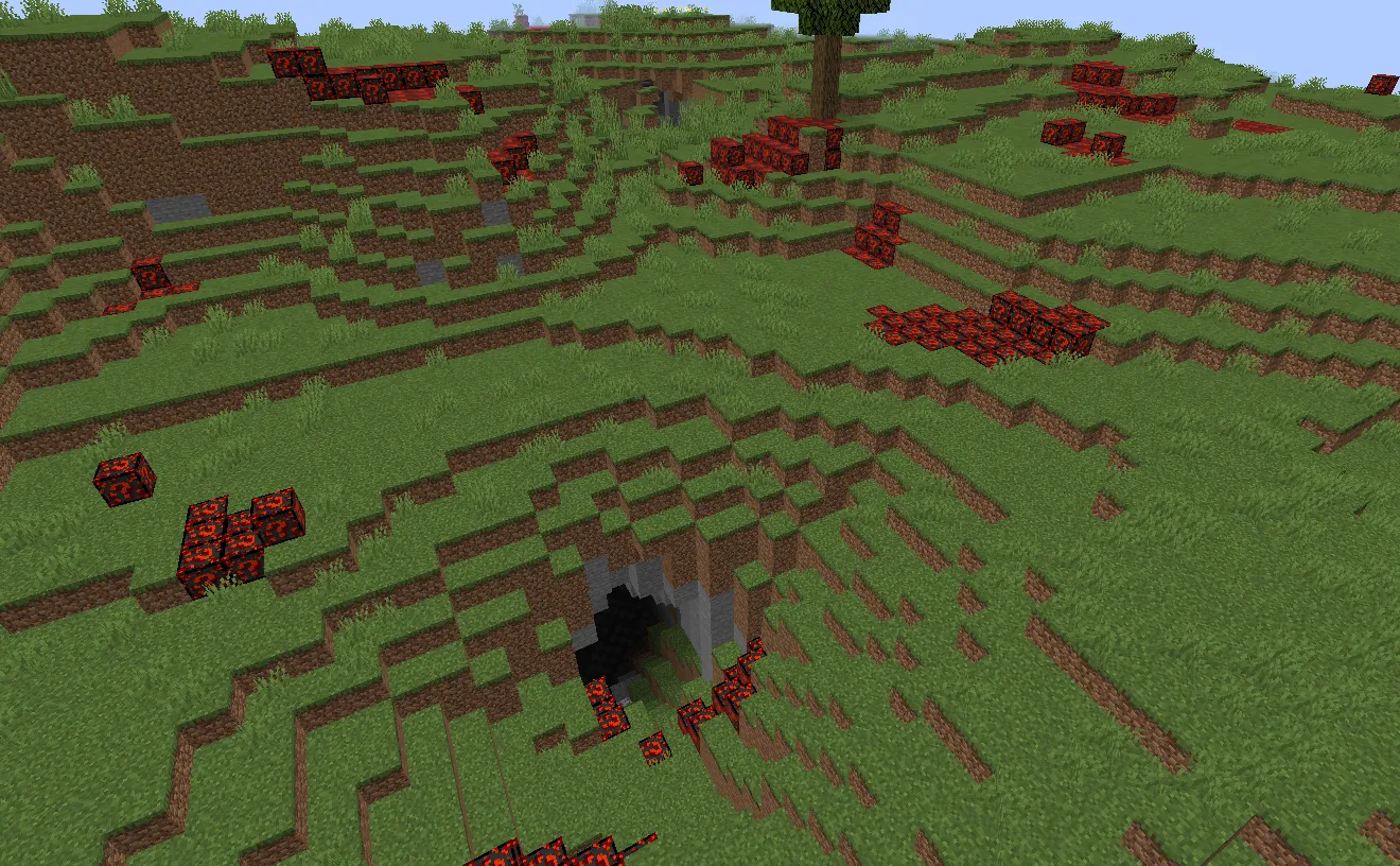Magma Lucky Block — скриншот 2 (Моды, Minecraft)