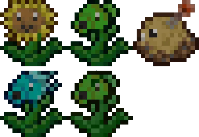 Simple Peashooter (PVZ), Моды, Minecraft