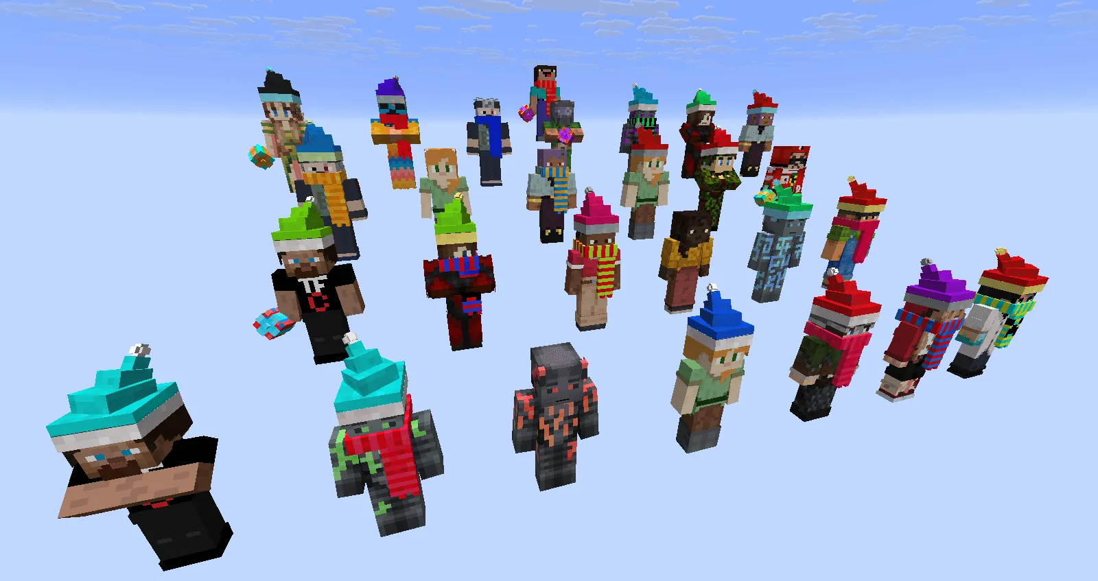 Christmas Cosmetic, Текстуры, Minecraft