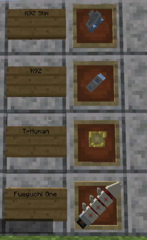 Tokyo Ghoul Proto, Моды, Minecraft