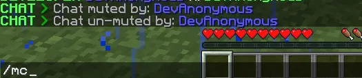 Simple DevChat — скриншот 7 (Плагины, Minecraft)