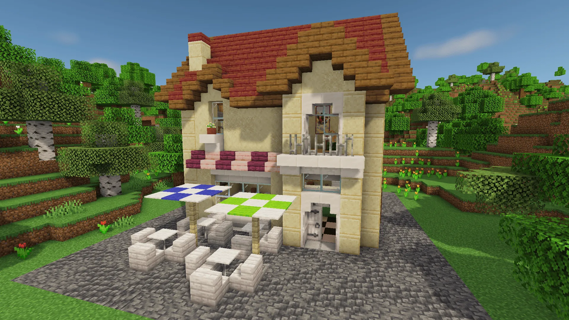 Cozy Ice Cream Shop, Карты, Minecraft