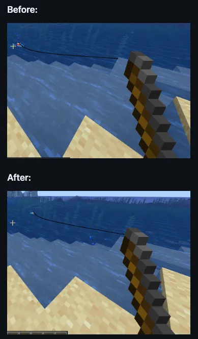 Fishing Rod Fix, Моды, Minecraft