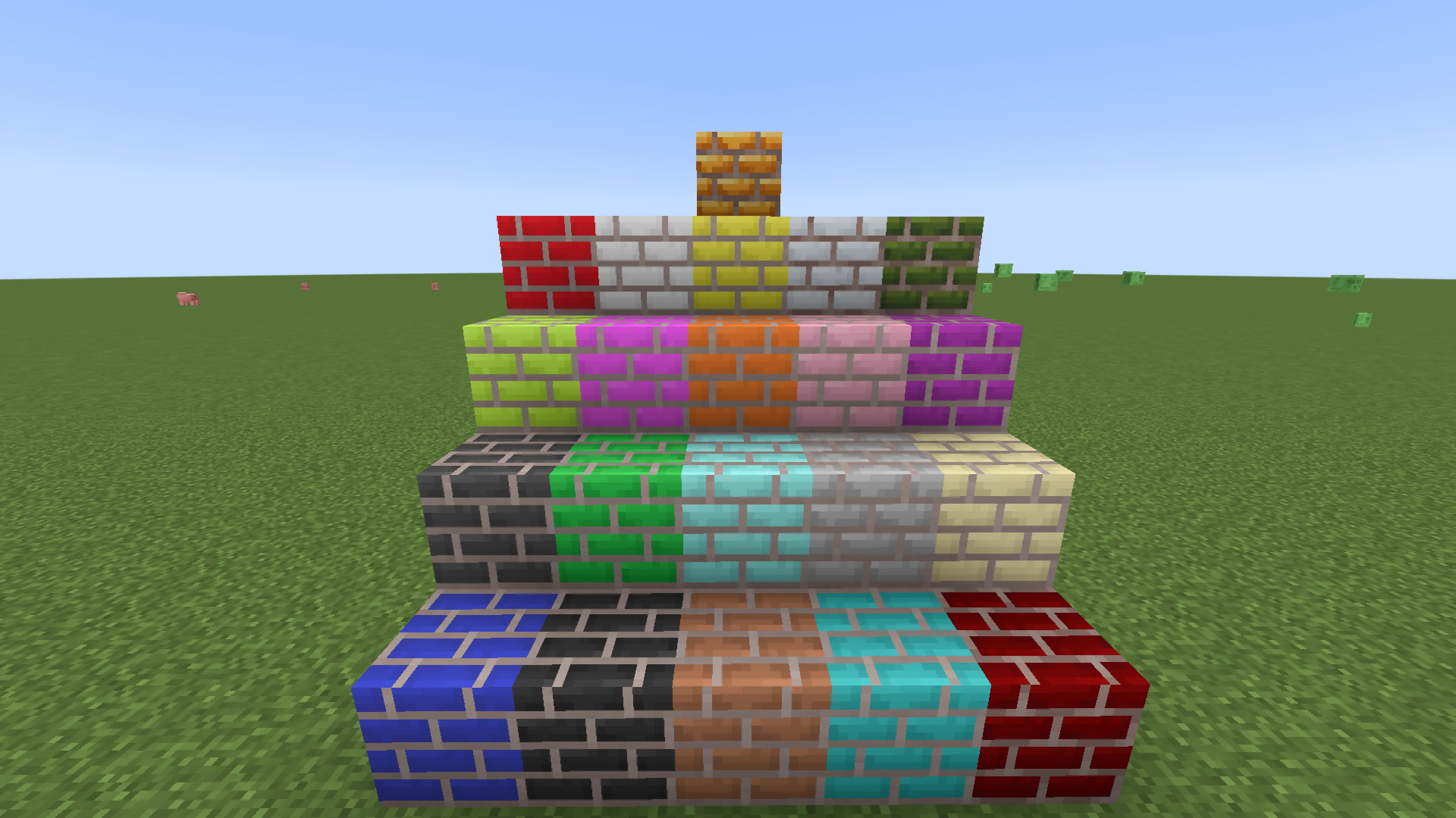Colored Bricks, Моды, Minecraft