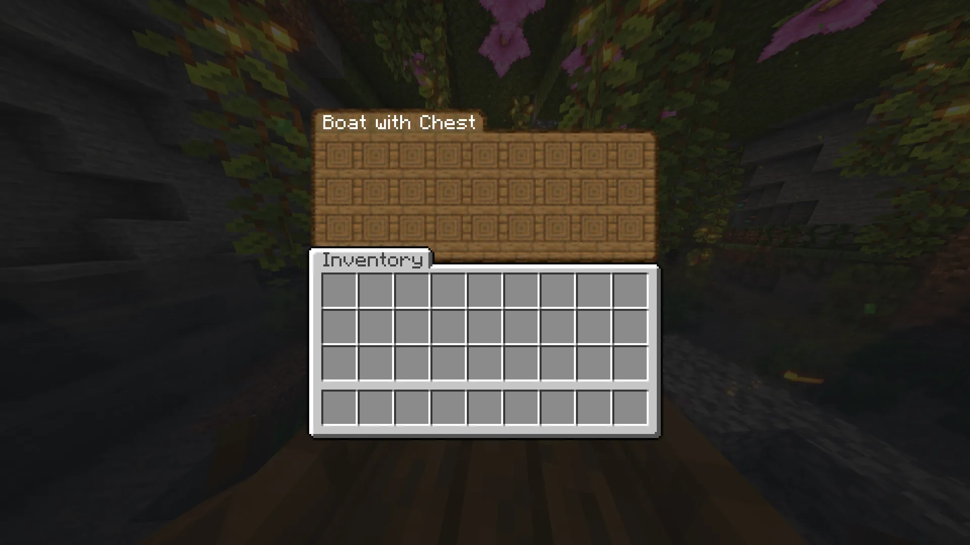 Chest Boat GUI — скриншот 1 (Текстуры, Minecraft)
