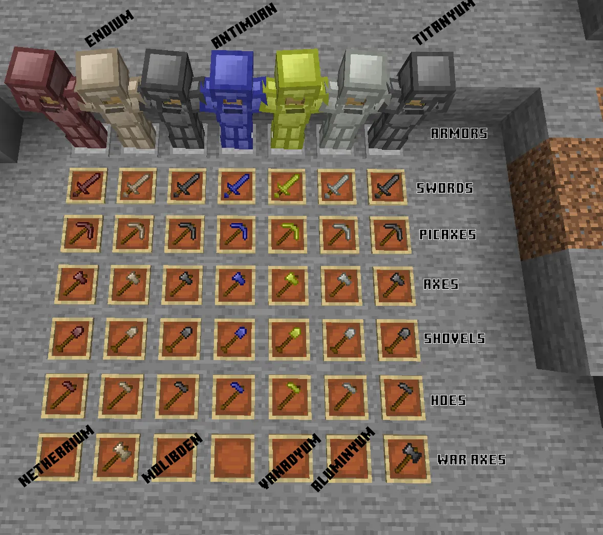 PainMod, Моды, Minecraft