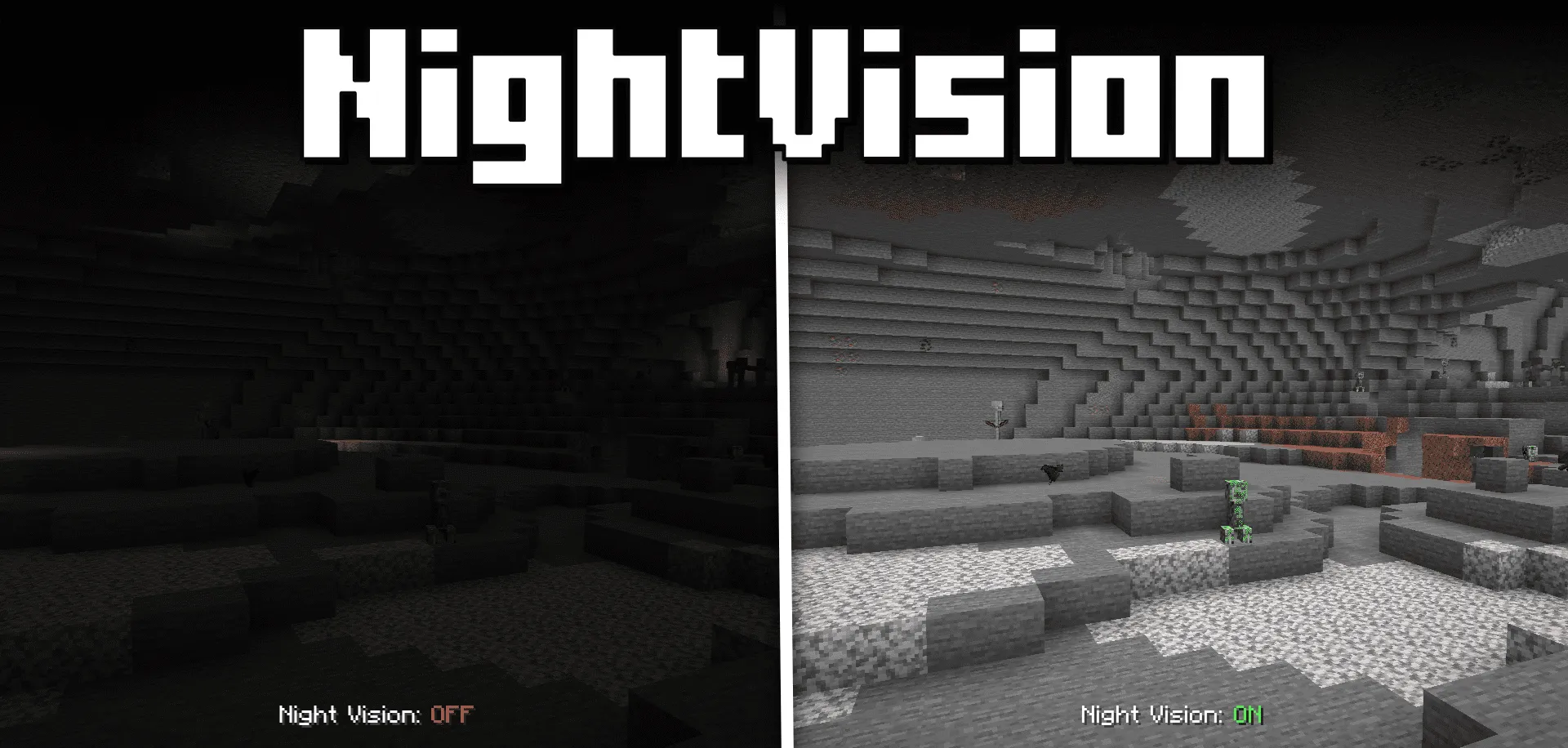VisionToggle+ — скриншот 1 (Моды, Minecraft)
