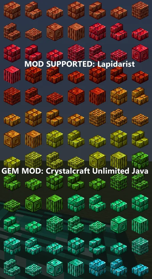 Every Compat (Gems Realm), Моды, Minecraft