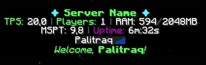 CustomTAB — скриншот 1 (Моды, Minecraft)