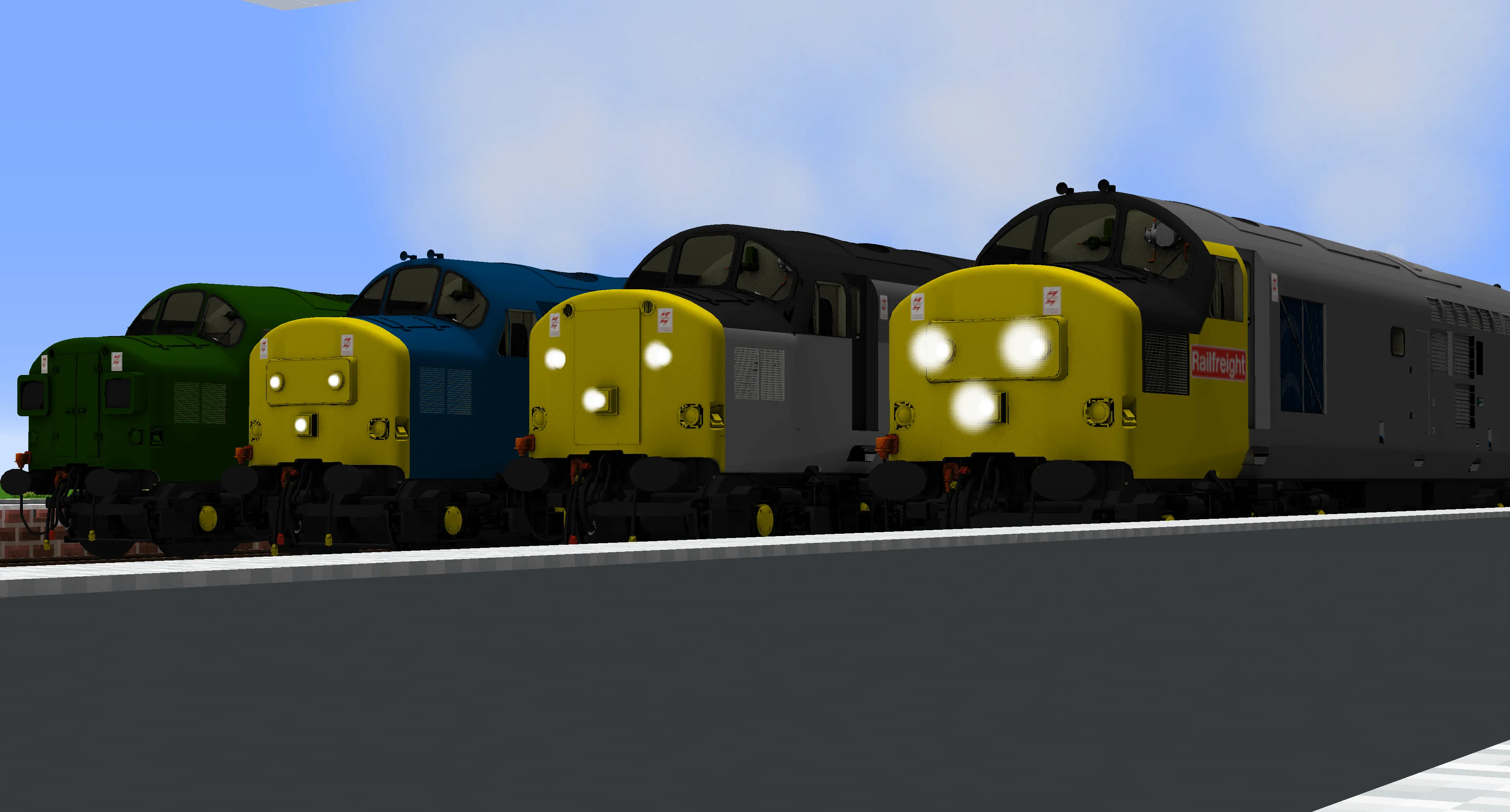 S&S British Diesel for Immersive Railroading, Текстуры, Minecraft