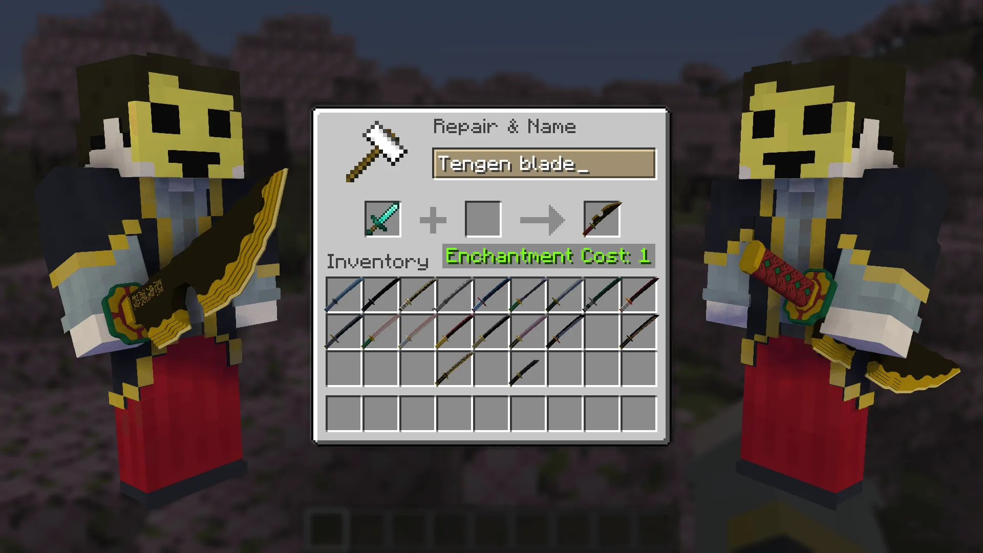 Demon slayer full pack — скриншот 18 (Текстуры, Minecraft)