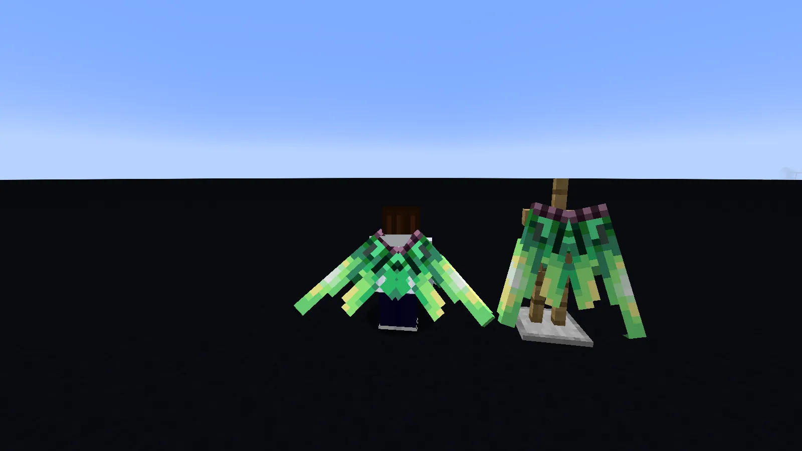 Emerald Pride Elytra, Текстуры, Minecraft