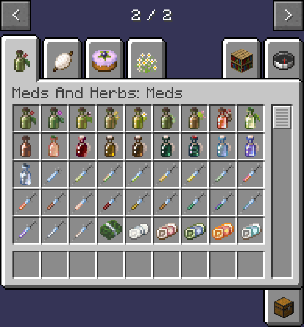Meds and Herbs, Моды, Minecraft