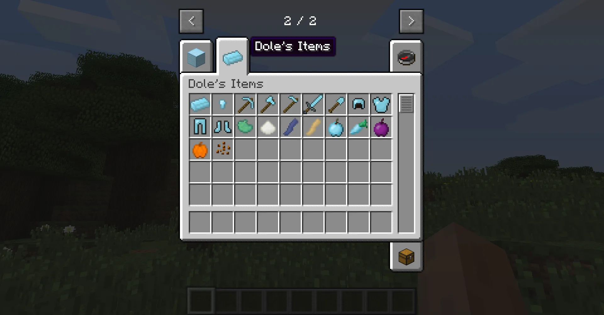 Dole's Mod, Моды, Minecraft