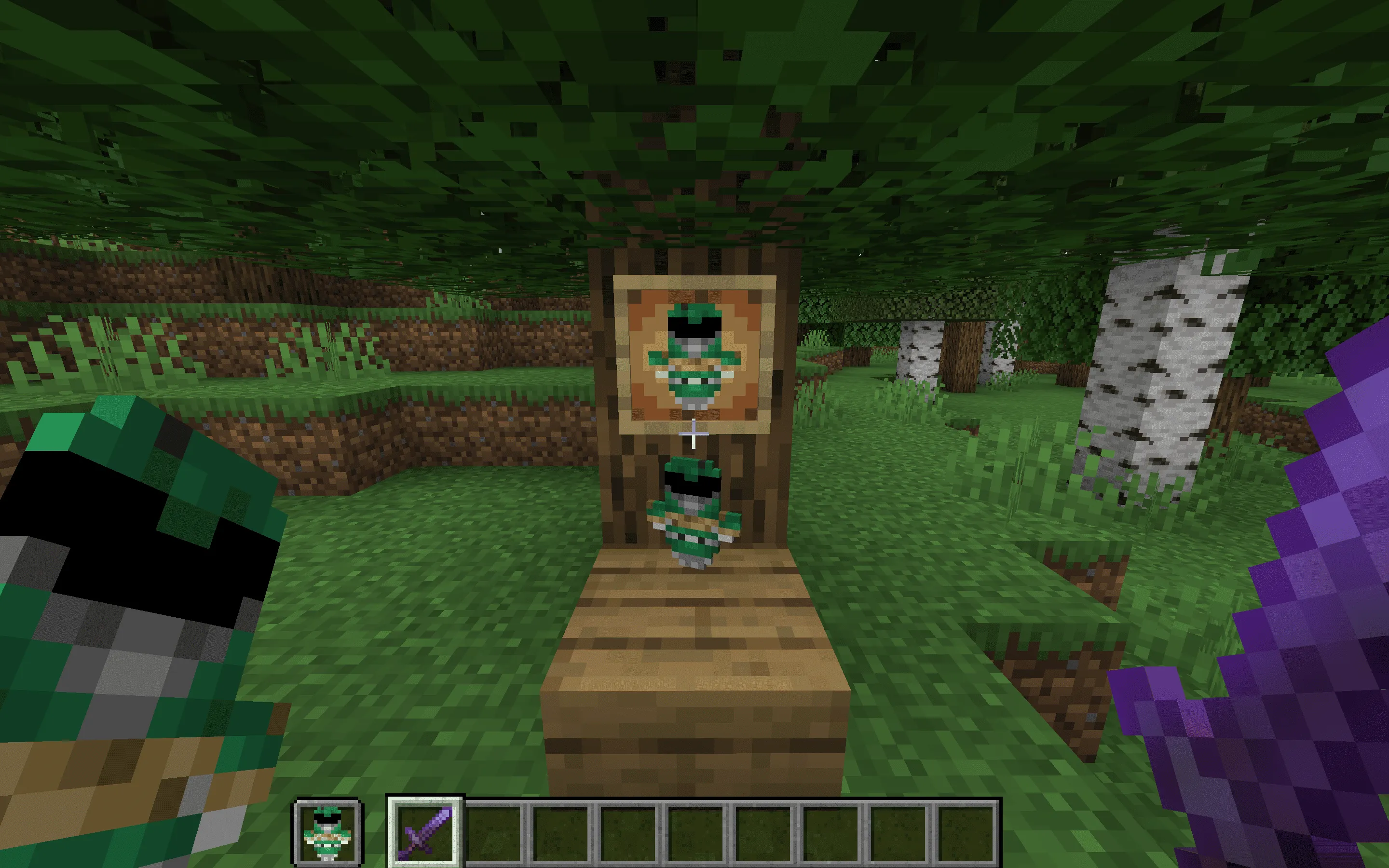 Green Power Ranger Totem of Undying, Текстуры, Minecraft