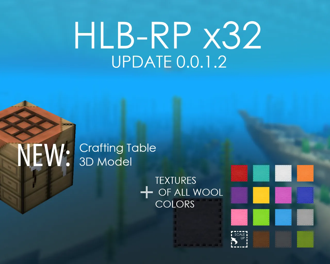 HLB-RP x32 (Aquatic Update) — скриншот 1 (Текстуры, Minecraft)
