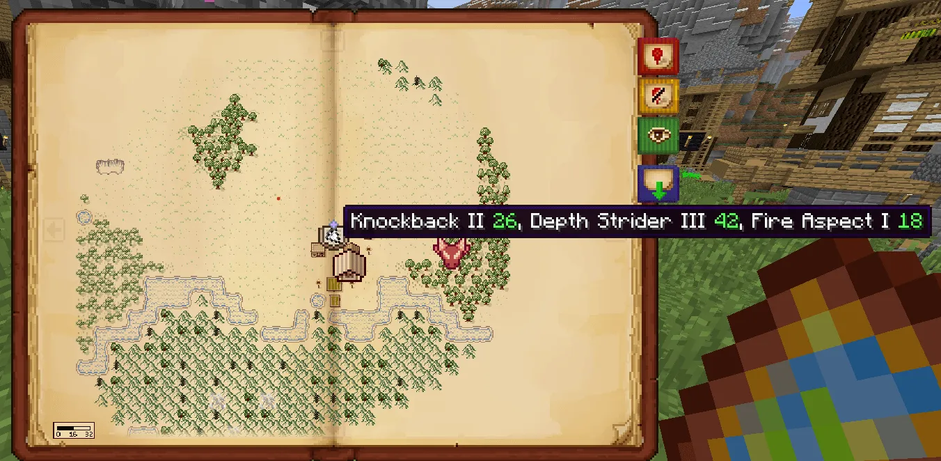 Antique Atlas Auto Marker, Моды, Minecraft