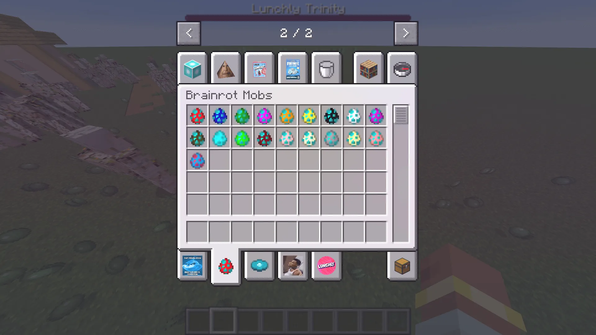 Brainrot+, Моды, Minecraft