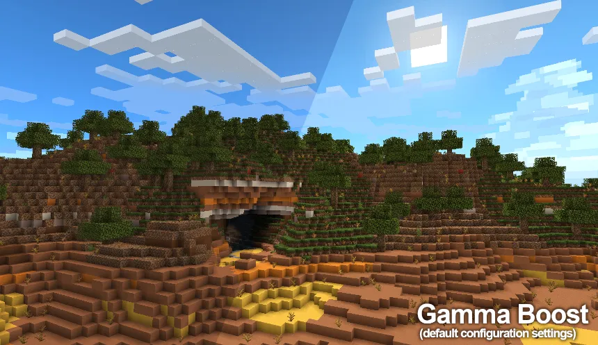 Gamma Boost, Текстуры, Minecraft