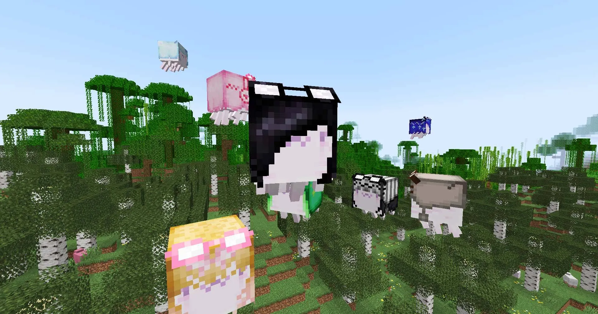 Luvstar’s Kawaii Happy Ghasts — скриншот 8 (Текстуры, Minecraft)