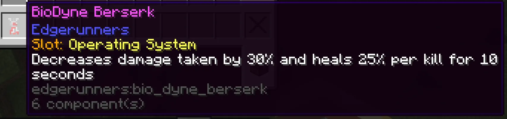 Edge Runner Cyberware — скриншот 7 (Моды, Minecraft)