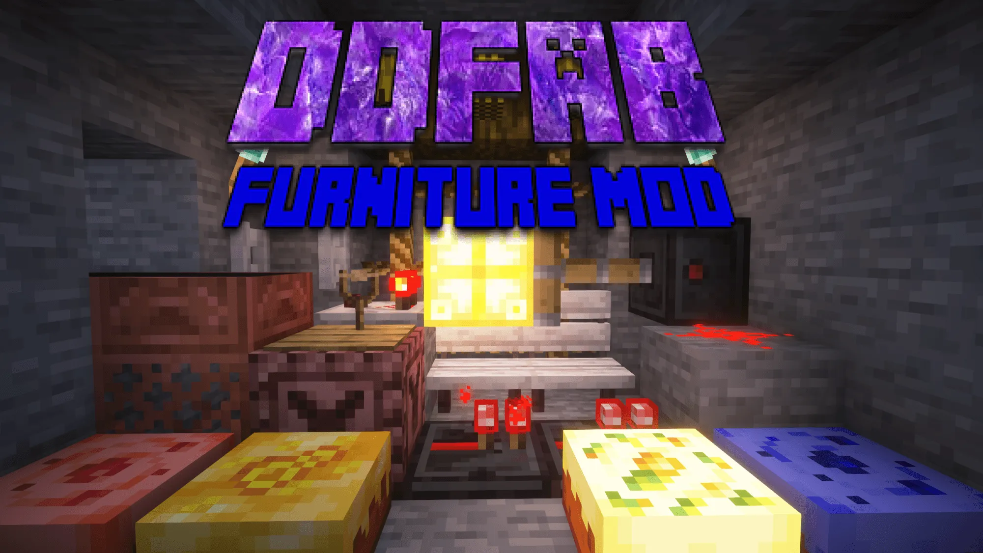 Decorative-Desing Functions And Blocks: Furniture — скриншот 3 (Моды, Minecraft)
