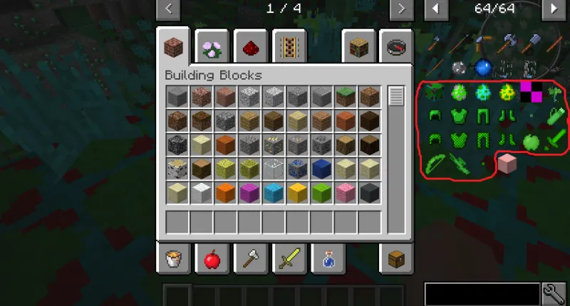 emerald things, Моды, Minecraft