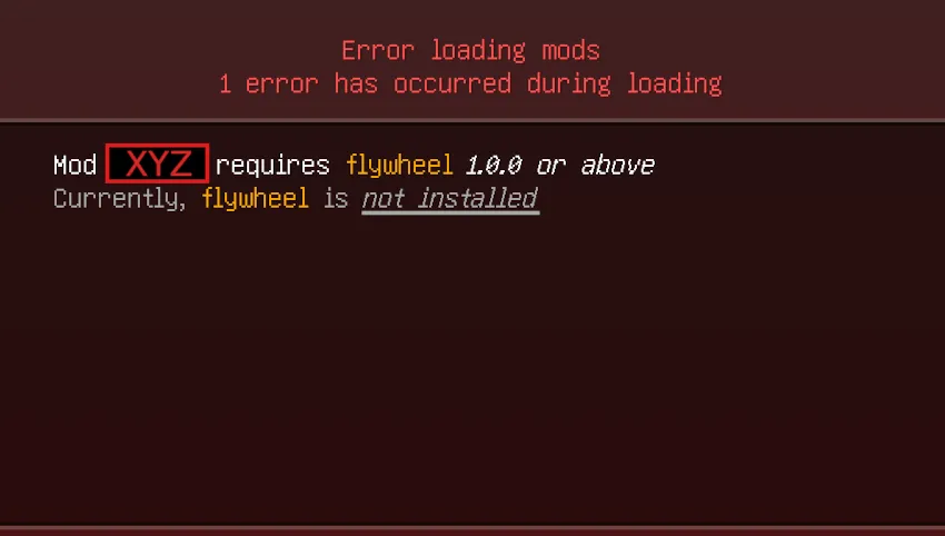Flywheel Version Fix, Моды, Minecraft