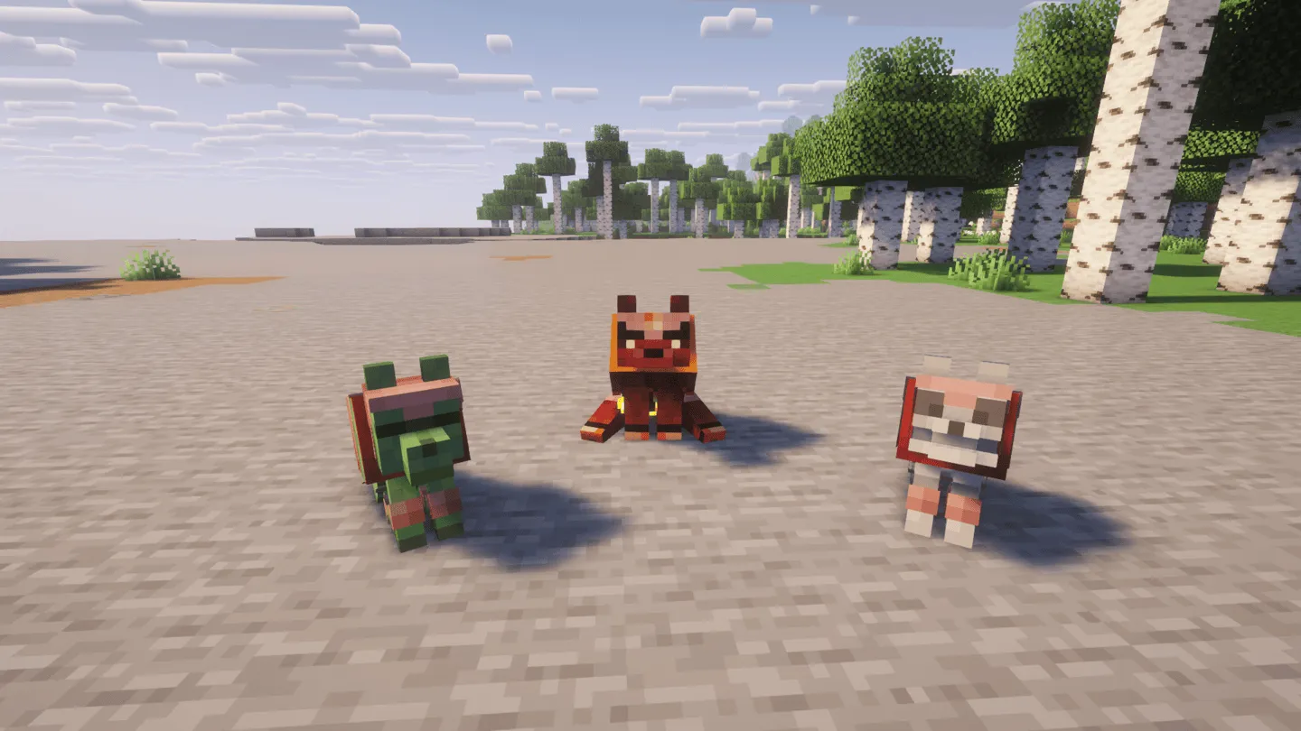 Armored Paws Backport (Wolf Armor) — скриншот 1 (Моды, Minecraft)