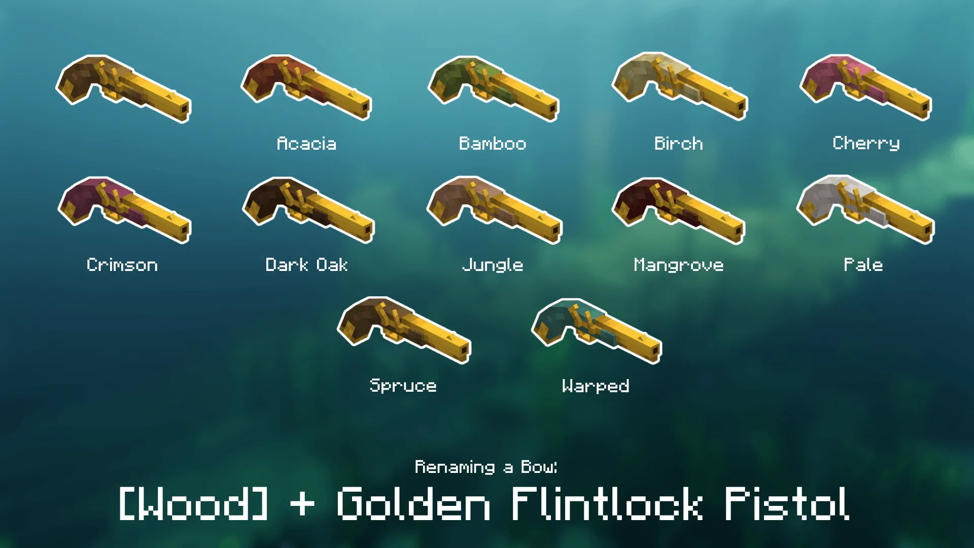 MTW's Pirates CIT Pack, Текстуры, Minecraft