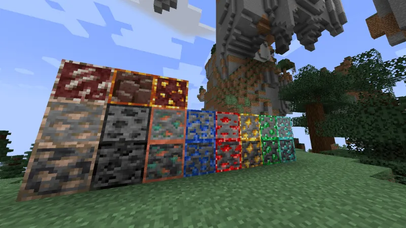 Korevix's Ore Borders, Текстуры, Minecraft
