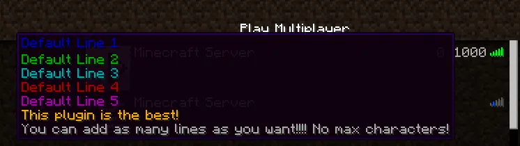 SimplePlayerList — скриншот 1 (Плагины, Minecraft)