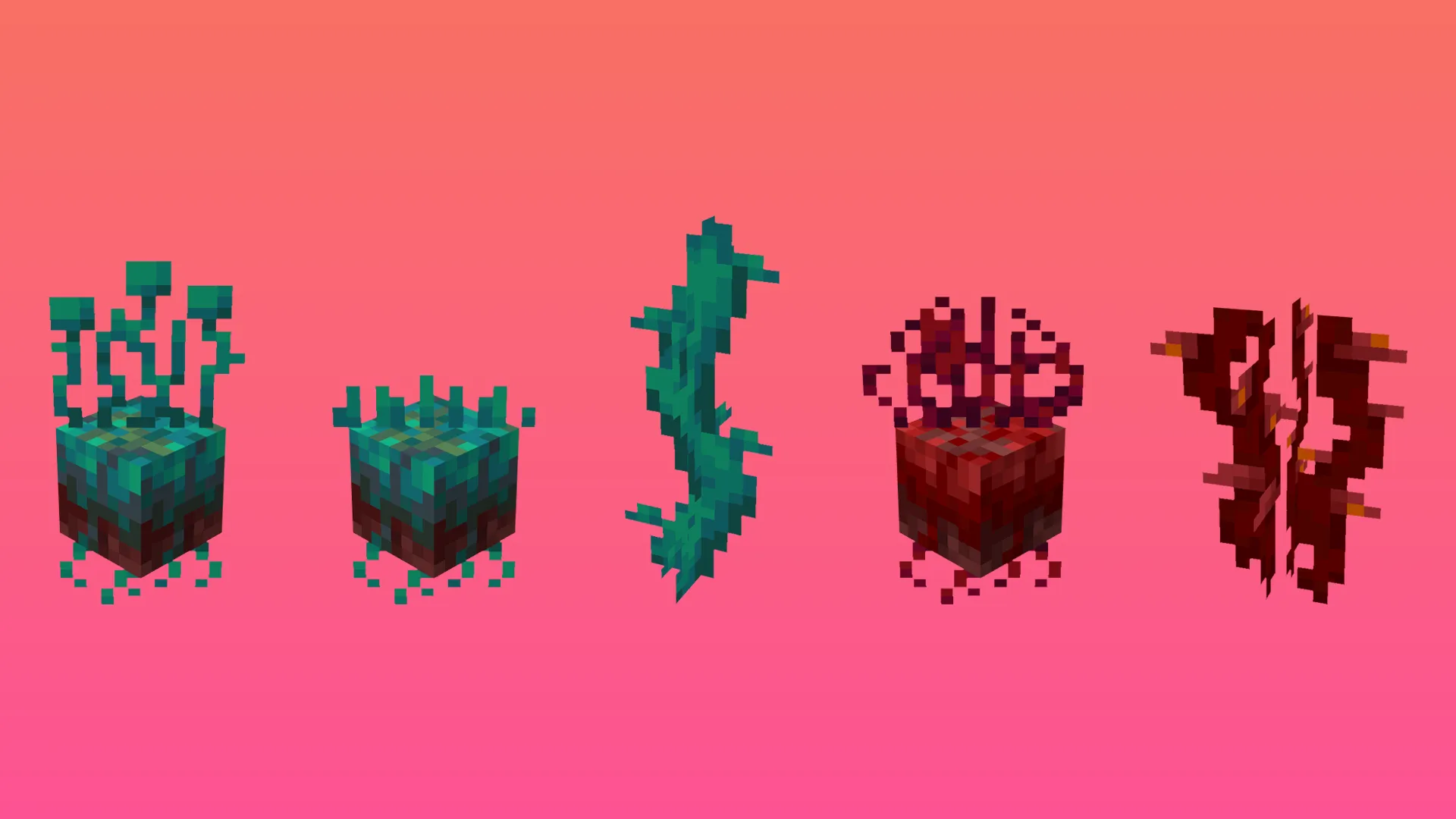 Fresh Flowers and Plants, Текстуры, Minecraft